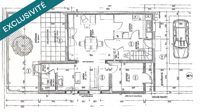 Maison - 105 m² - 4 pièces