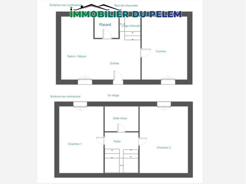 Maison - 65 m² - 3 pièces