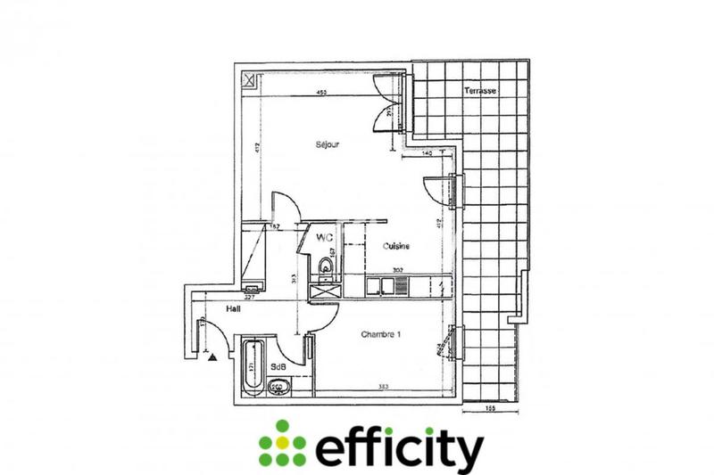 Appartement - 51 m² - 2 pièces