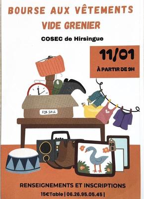 Bourse aux vêtements - vide grenier