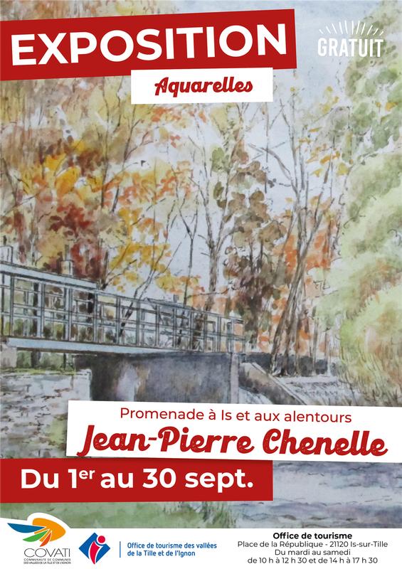 Exposition d'aquarelles : Jean-Pierre Chenelle