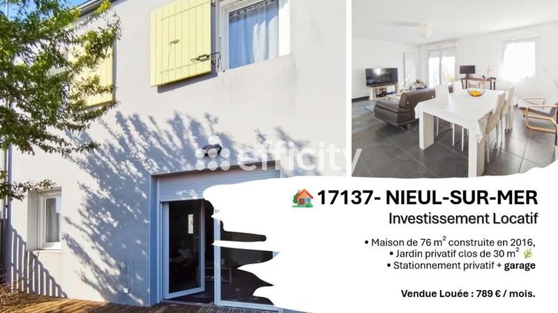 Maison - 76 m² - 4 pièces