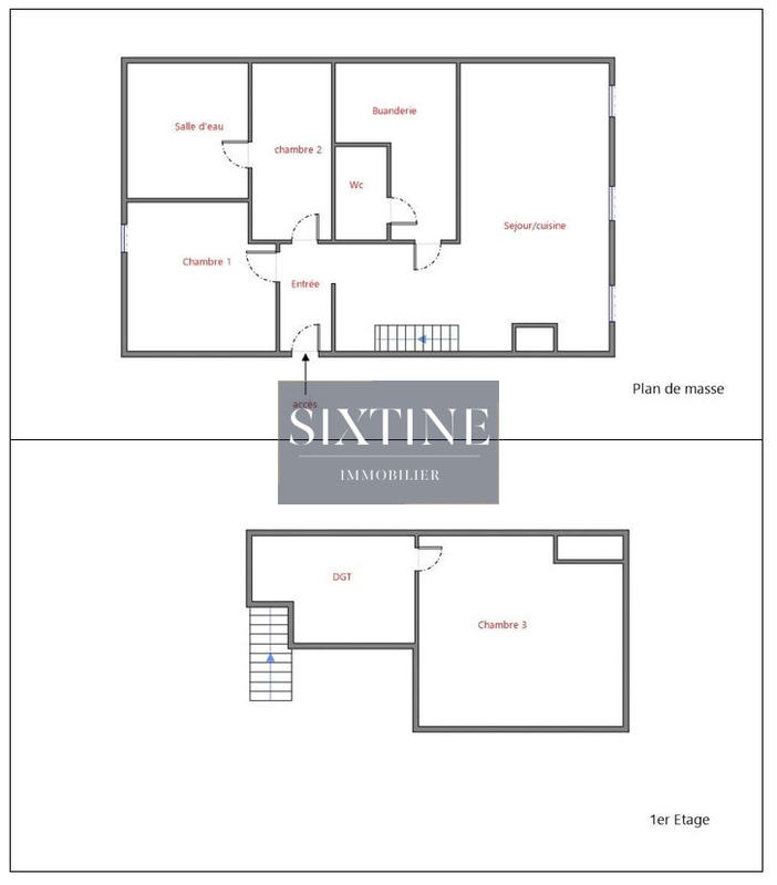 Appartement - 96 m² - 4 pièces