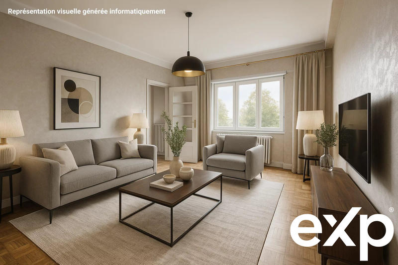 Appartement - 90 m² - 3 pièces