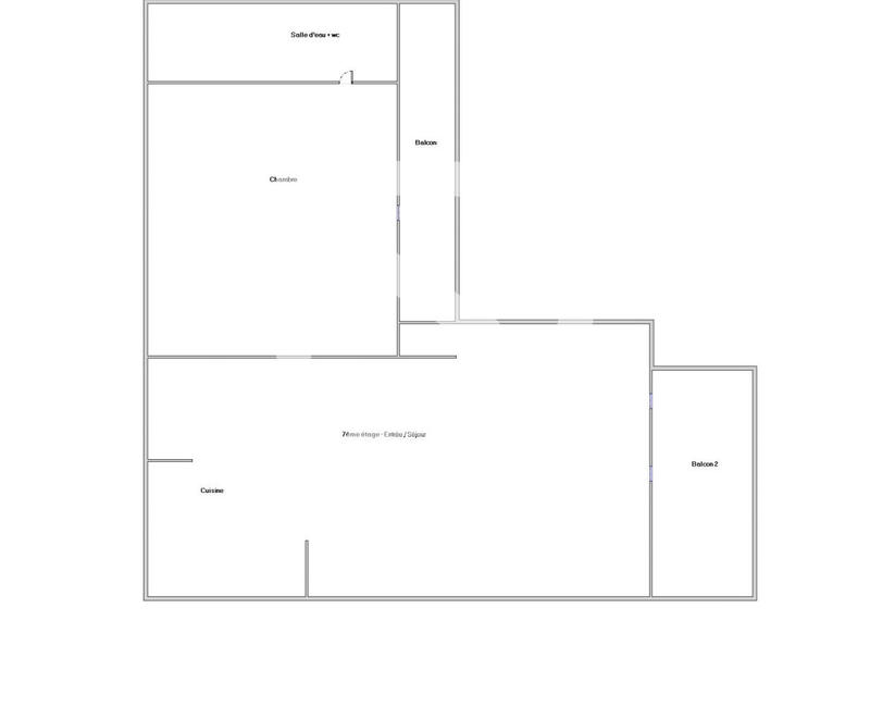 Appartement - 42 m² - 2 pièces