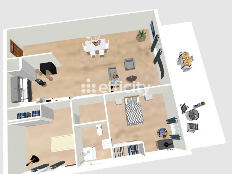 Appartement - 67 m² - 3 pièces