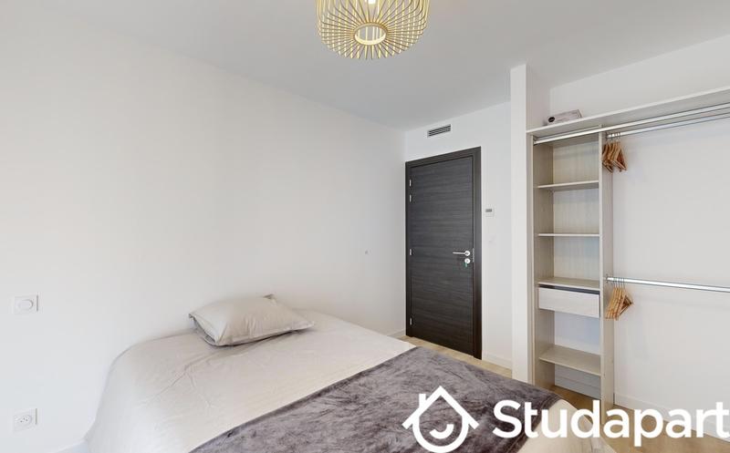 Chambre - 17 m² - 1 pièce