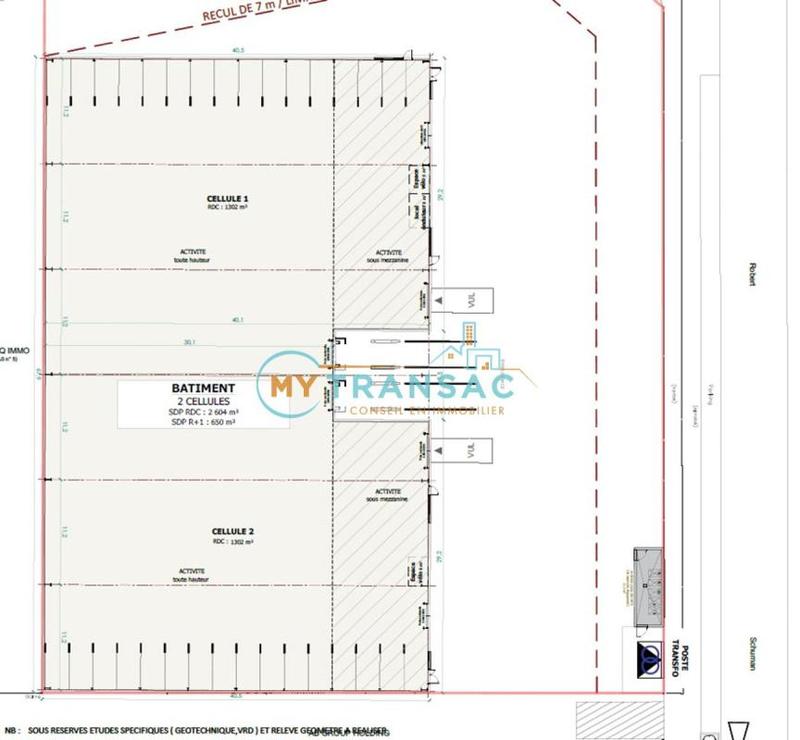Local d'activité / Entrepôt - 1 627 m²