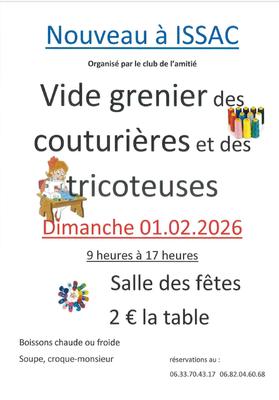 Vide grenier des couturières et des tricoteuses