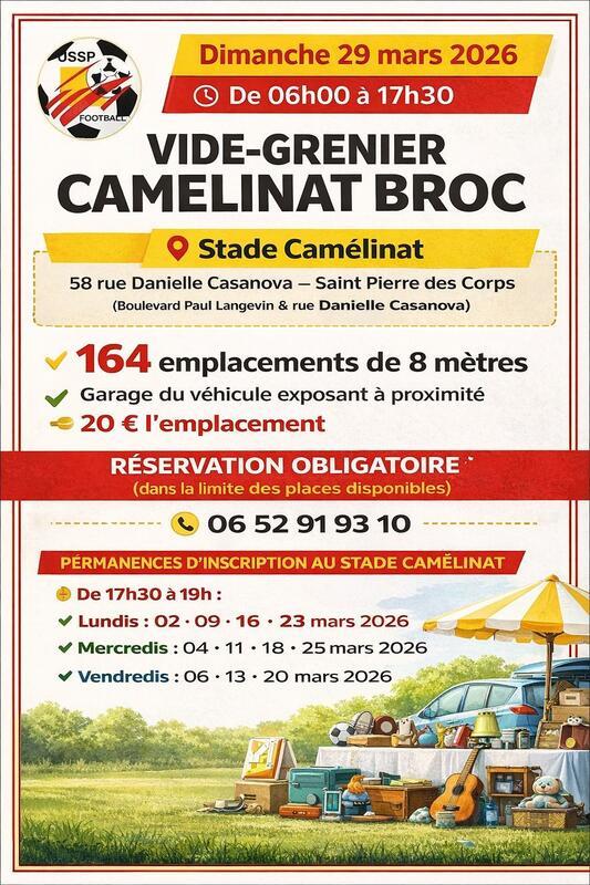 Vide grenier camelinat broc