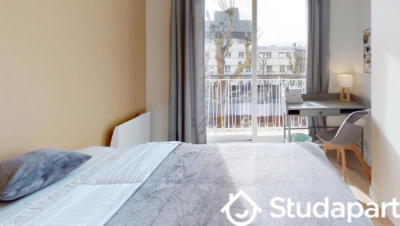 Chambre - 12 m² - 1 pièce