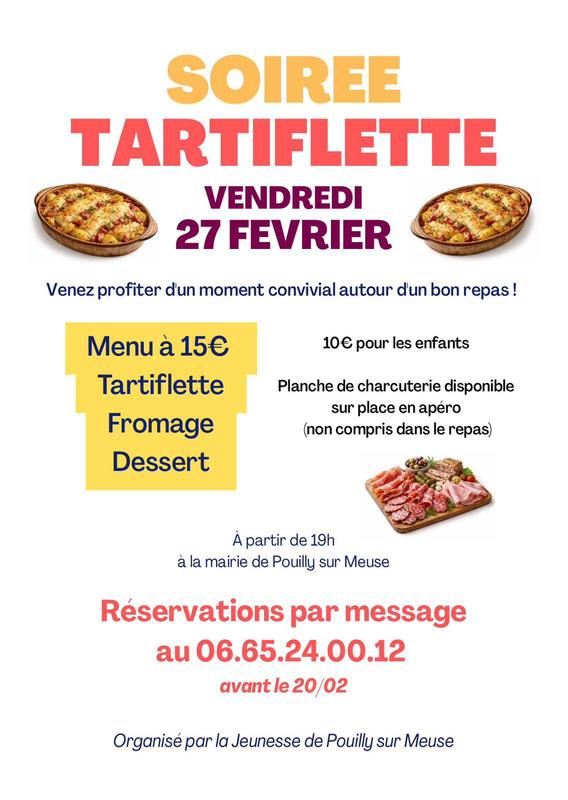 Soirée tartiflette