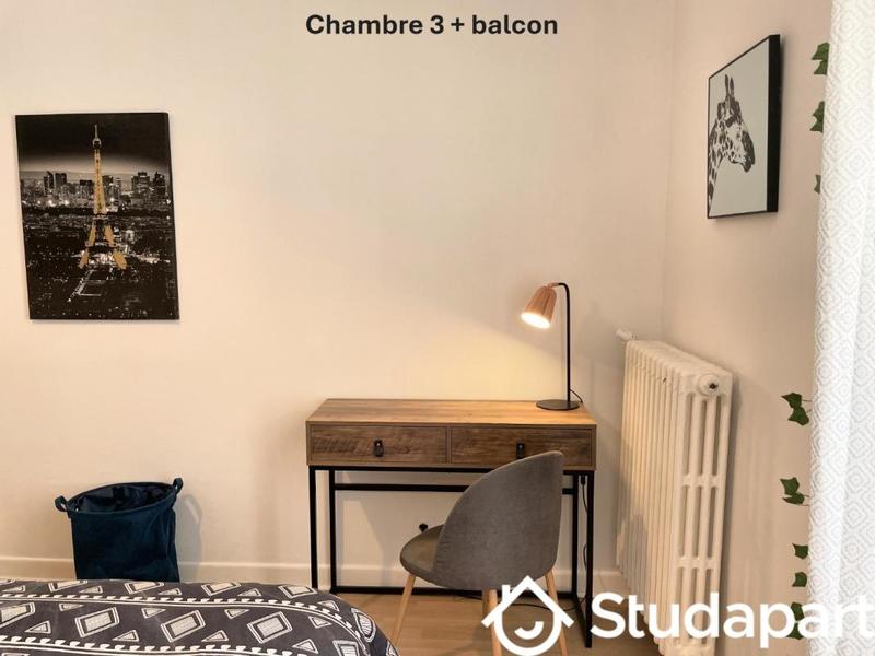 Chambre - 12 m² - 1 pièce