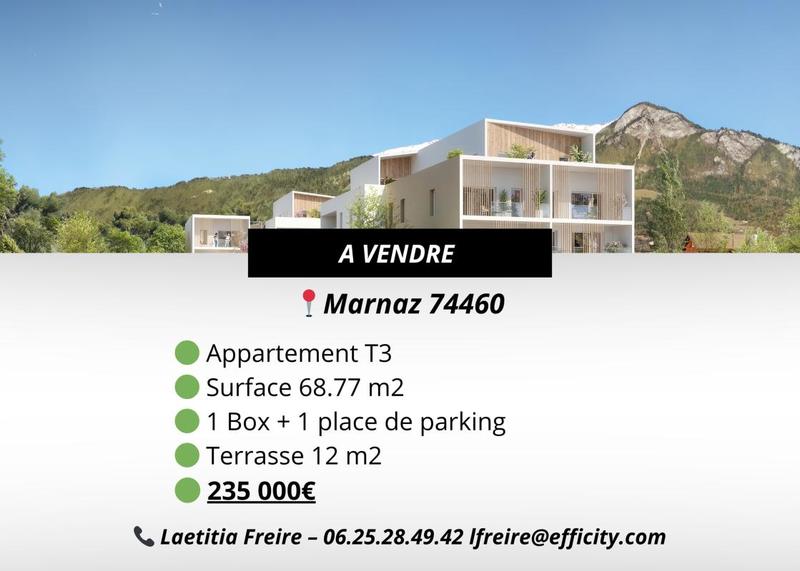 Appartement - 68 m² - 3 pièces