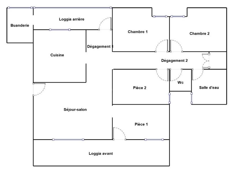 Appartement - 74 m² - 4 pièces