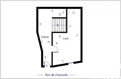 Maison de ville - 78 m² - 3 pièces