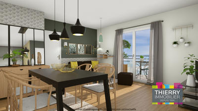 Appartement - 59 m² - 3 pièces