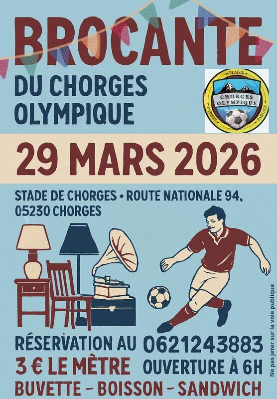 Vide grenier du chorges olympique