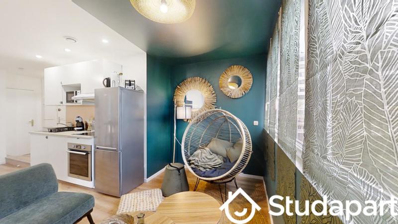 Chambre - 9 m² - 1 pièce