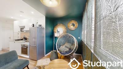 Chambre - 9 m² - 1 pièce