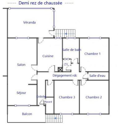 Maison - 92 m² - 5 pièces