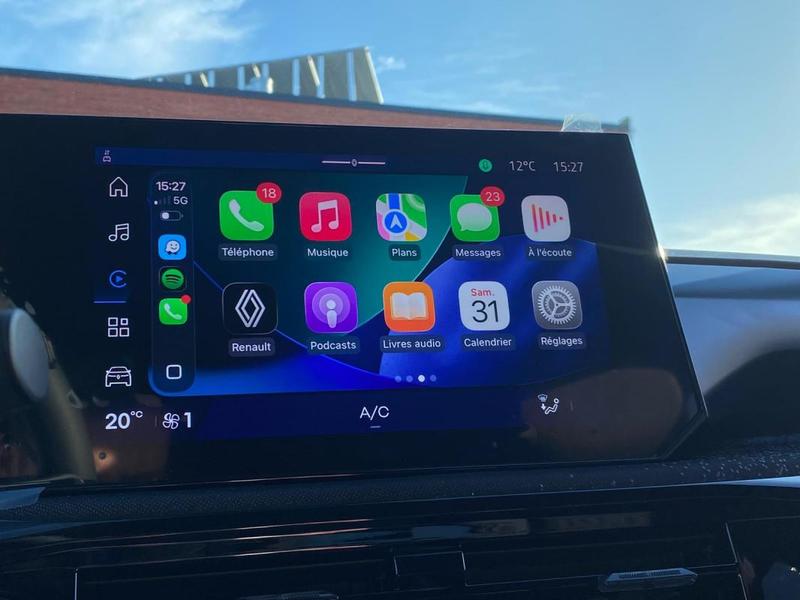 Renault Clio 6 Techno Hybrid E Tech 160cv Carplay/Camera/Roue de Secours/Multi Sens