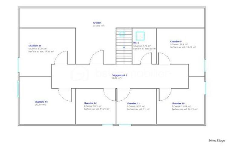 Immeuble - 337 m² - 18 pièces