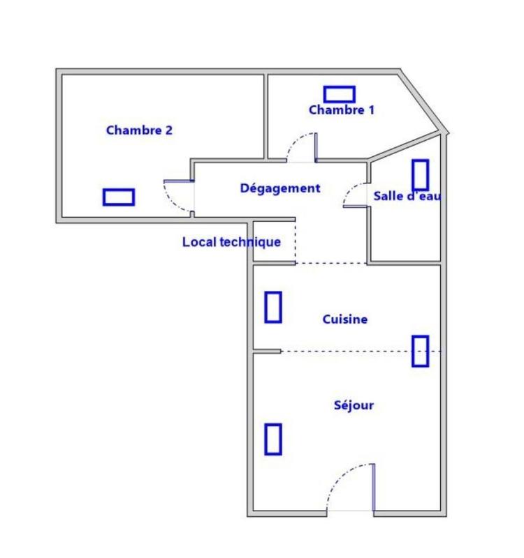 Appartement - 41 m² - 3 pièces