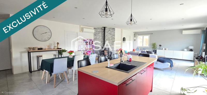 Maison - 124 m² - 4 pièces