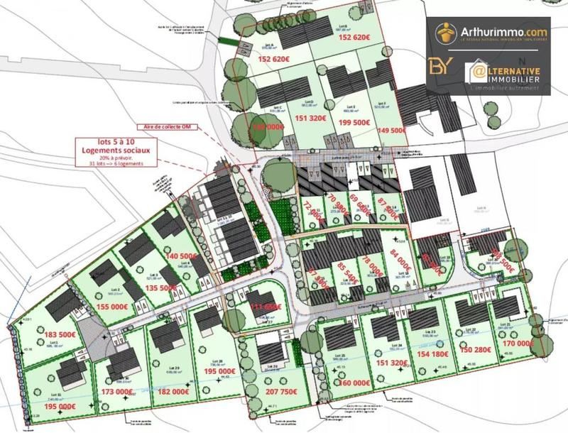 Terrain constructible - 521 m²