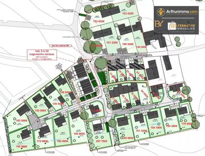 Terrain constructible - 657 m²