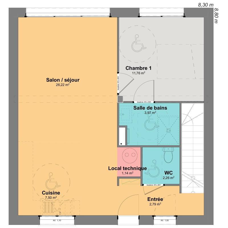 Maison - 97 m² - 6 pièces