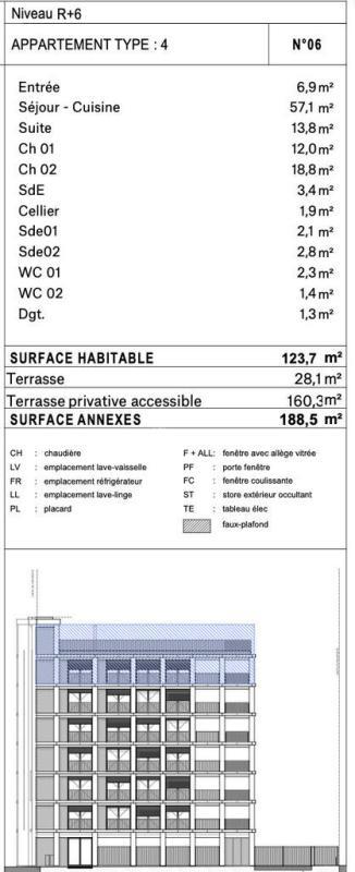 Loft - 125 m² - 4 pièces
