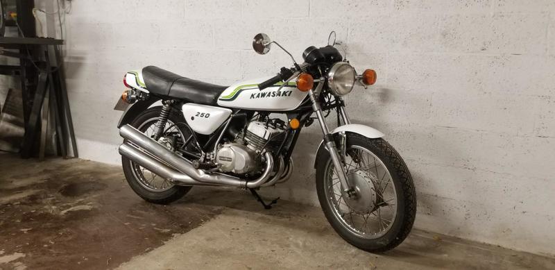Kawasaki S1 250 kawasaki blanc 0250 705