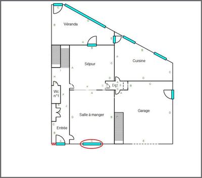 Maison de ville - 118 m² - 7 pièces