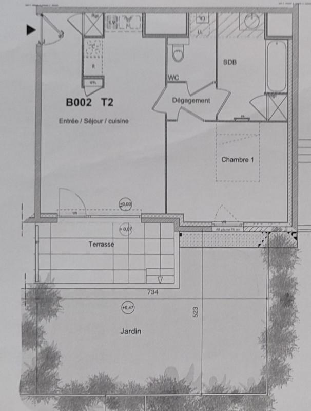 Appartement - 48 m² - 2 pièces