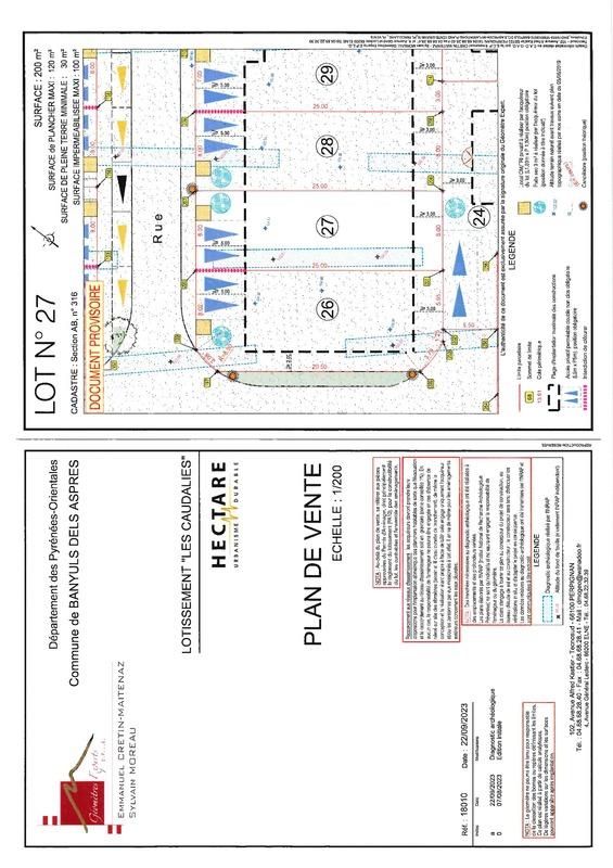Terrain constructible - 200 m²