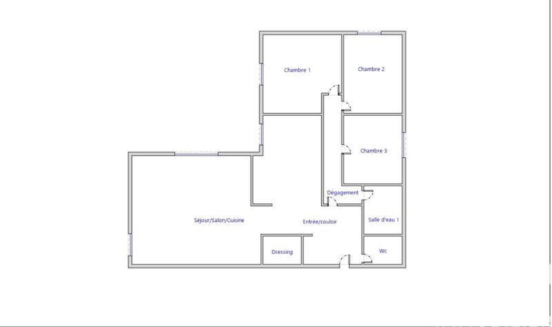 Appartement - 84 m² - 4 pièces