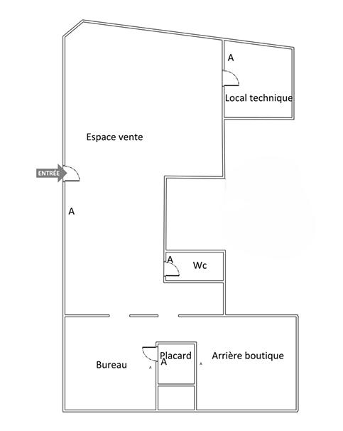 Local commercial - 96 m²