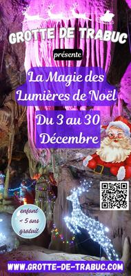 La Magie des lumières de Noël sous terre