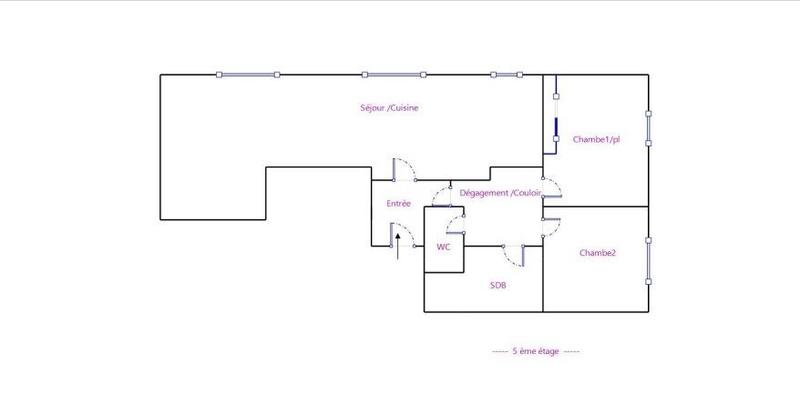 Appartement - 71 m² - 3 pièces