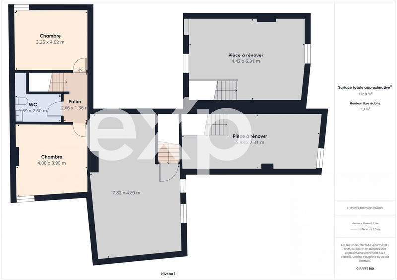 Maison - 97 m² - 4 pièces