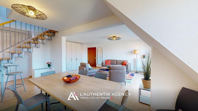 Duplex - 125 m² - 5 pièces