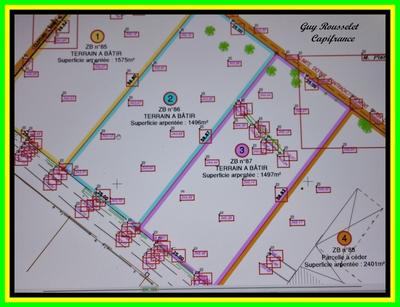 Terrain constructible - 1 497 m²