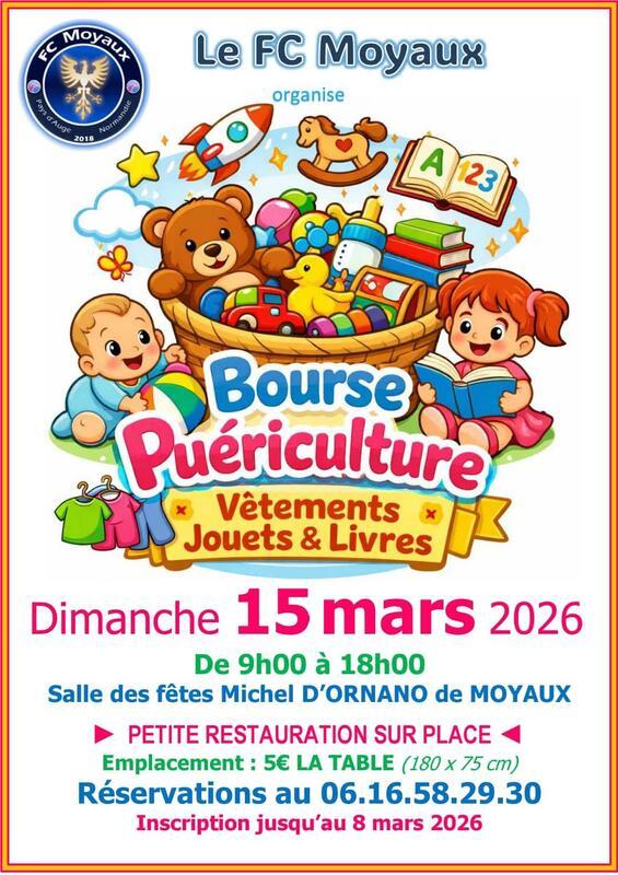 1ère bourse puériculture du fc moyaux