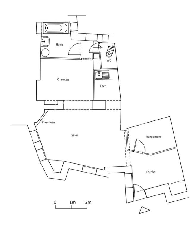 Maison - 50 m² - 3 pièces
