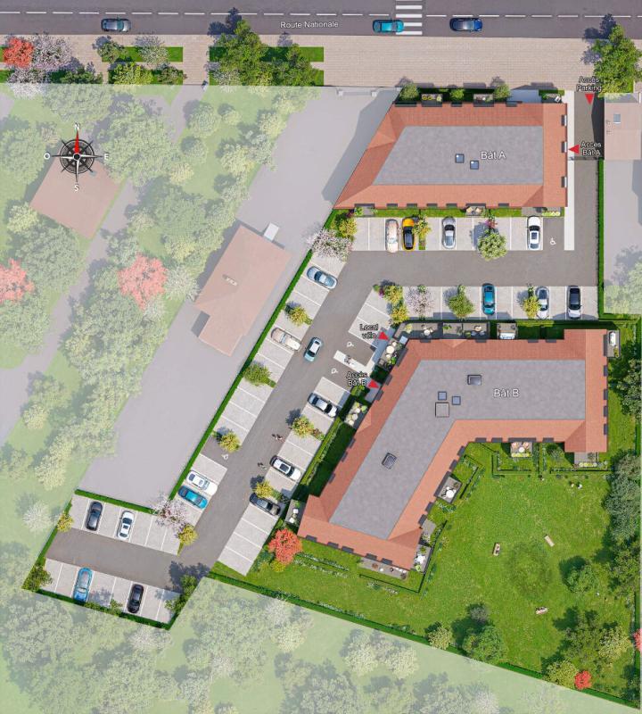 Appartement - 70 m² - 3 pièces