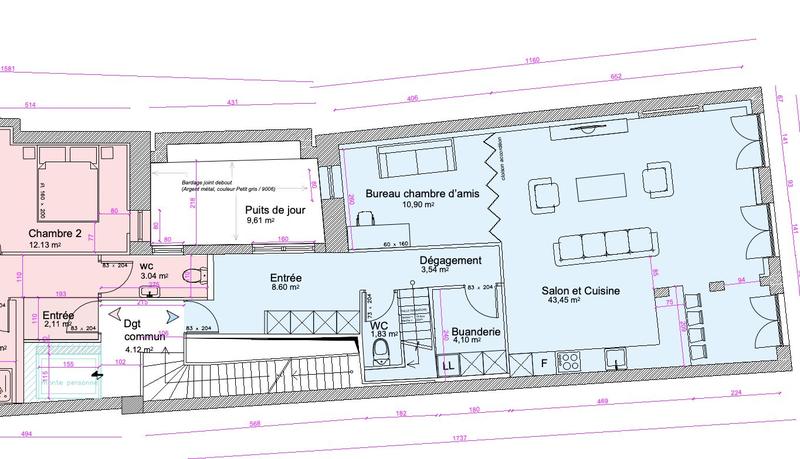 Appartement - 127 m² - 4 pièces
