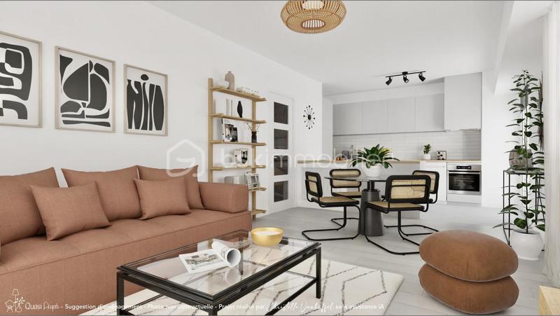 Appartement - 60 m² - 2 pièces