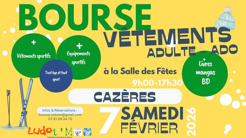 Bourse aux Vêtements Adultes &amp; Ado